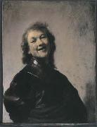 REMBRANDT Harmenszoon van Rijn A more cheerful pose, also from ca. Germany oil painting artist